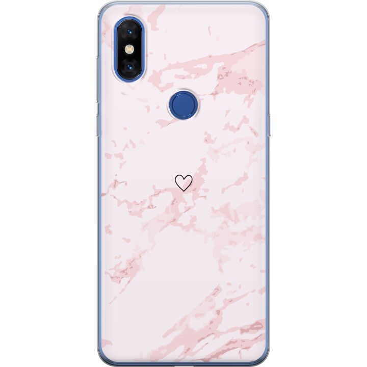 Mobilcover til Xiaomi Mi Mix 3 med Rosa Hjerte motiv i gruppen SMARTPHONES & TABLETS / Mobil Beskyttelse / Xiaomi hos TP E-commerce Nordic AB (A65137)