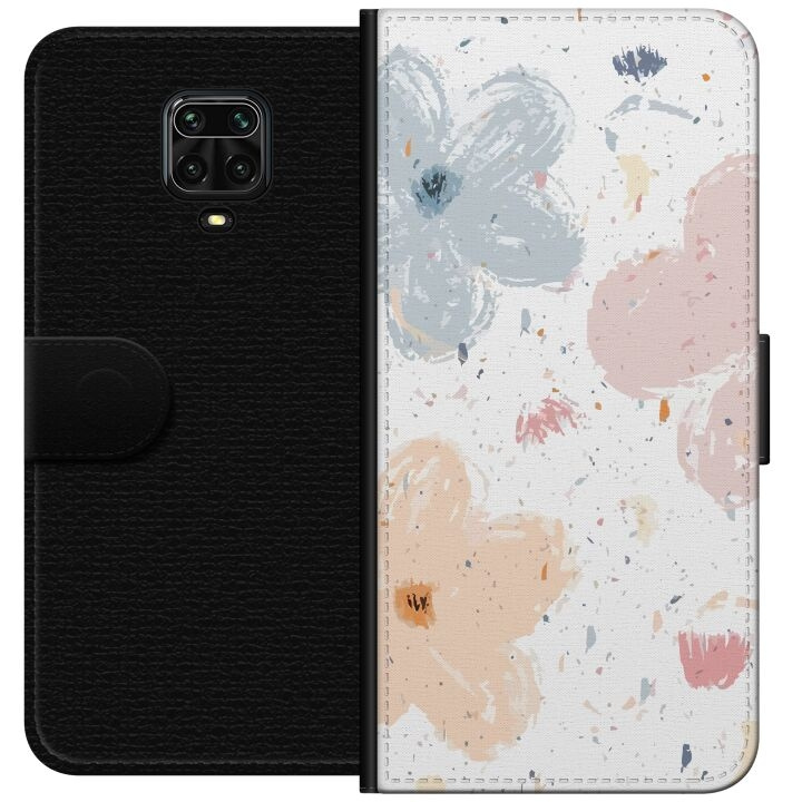 Tegnebogsetui til Xiaomi Redmi Note 9 Pro med Blomster motiv i gruppen SMARTPHONES & TABLETS / Mobil Beskyttelse / Xiaomi hos TP E-commerce Nordic AB (A65153)