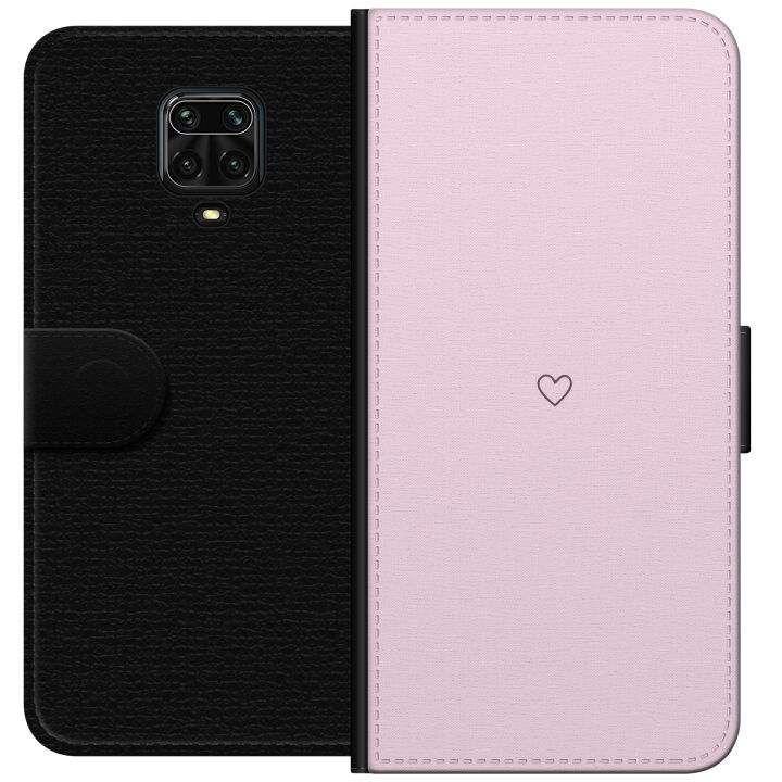 Tegnebogsetui til Xiaomi Redmi Note 9 Pro med Hjerte motiv i gruppen SMARTPHONES & TABLETS / Mobil Beskyttelse / Xiaomi hos TP E-commerce Nordic AB (A65160)