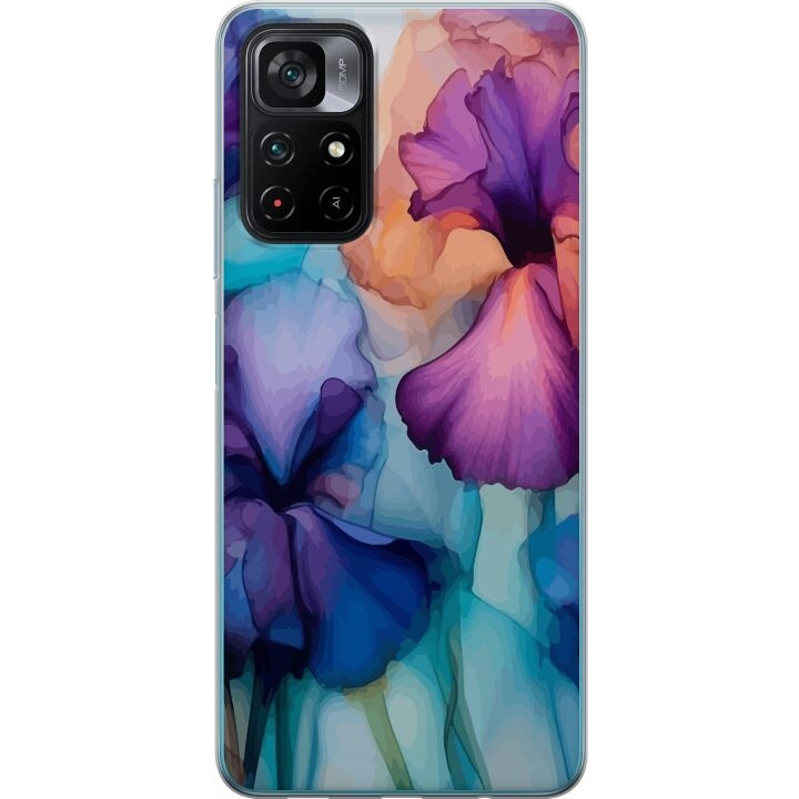 Mobilcover til Xiaomi Poco M4 Pro 5G med Magiske blomster motiv i gruppen SMARTPHONES & TABLETS / Mobil Beskyttelse / Xiaomi hos TP E-commerce Nordic AB (A65333)