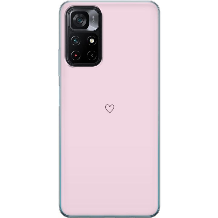 Mobilcover til Xiaomi Poco M4 Pro 5G med Hjerte motiv i gruppen SMARTPHONES & TABLETS / Mobil Beskyttelse / Xiaomi hos TP E-commerce Nordic AB (A65349)