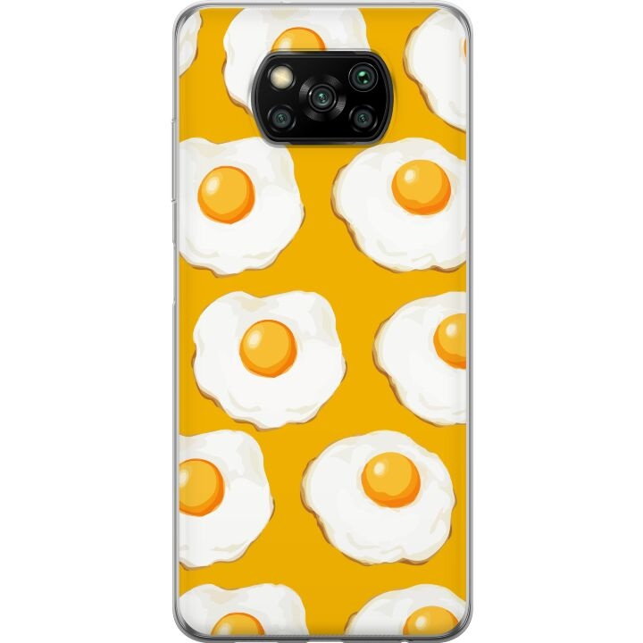 Mobilcover til Xiaomi Poco X3 NFC med Stegt æg motiv i gruppen SMARTPHONES & TABLETS / Mobil Beskyttelse / Xiaomi hos TP E-commerce Nordic AB (A65386)