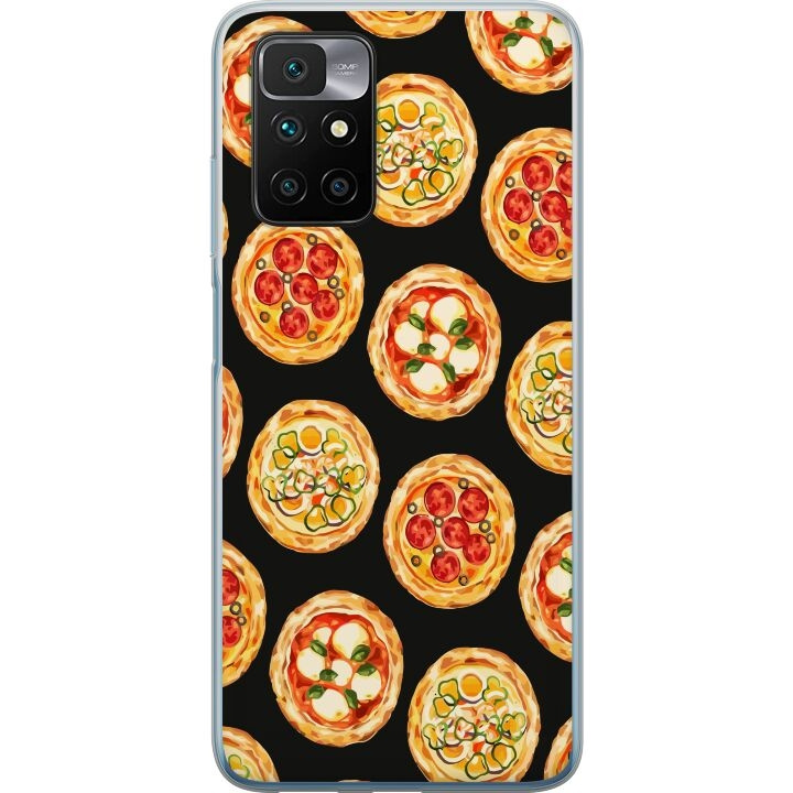 Mobilcover til Xiaomi Redmi 10 med Pizza motiv i gruppen SMARTPHONES & TABLETS / Mobil Beskyttelse / Xiaomi hos TP E-commerce Nordic AB (A65478)