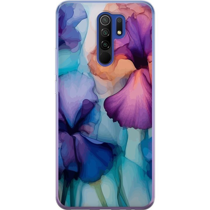 Mobilcover til Xiaomi Redmi 9 med Magiske blomster motiv i gruppen SMARTPHONES & TABLETS / Mobil Beskyttelse / Xiaomi hos TP E-commerce Nordic AB (A65657)