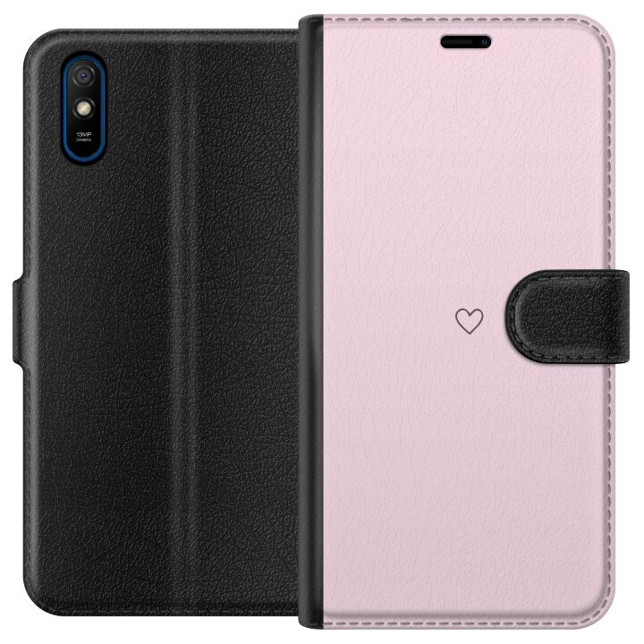 Tegnebogsetui til Xiaomi Redmi 9A med Hjerte motiv i gruppen SMARTPHONES & TABLETS / Mobil Beskyttelse / Xiaomi hos TP E-commerce Nordic AB (A65700)