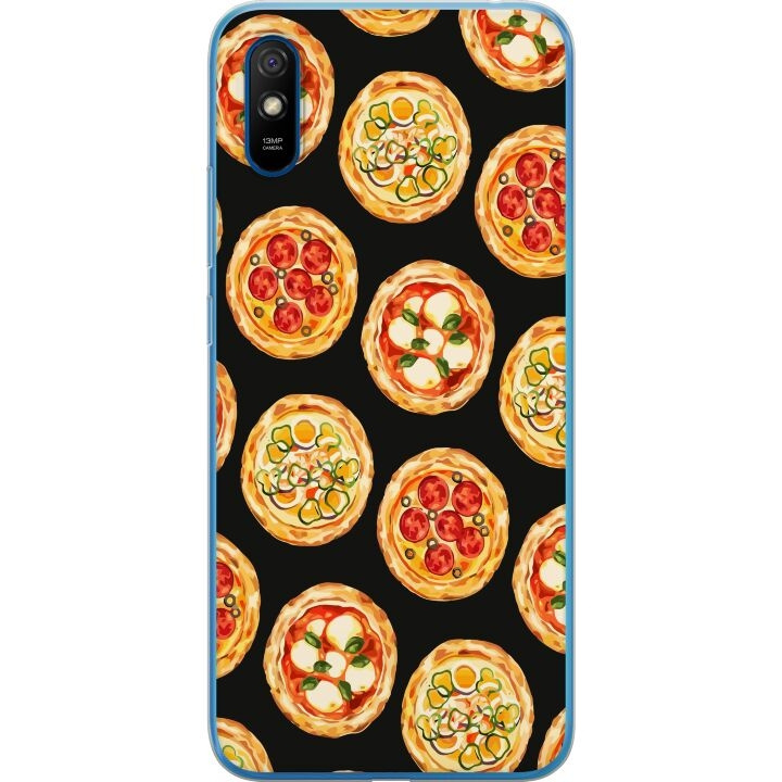 Mobilcover til Xiaomi Redmi 9A med Pizza motiv i gruppen SMARTPHONES & TABLETS / Mobil Beskyttelse / Xiaomi hos TP E-commerce Nordic AB (A65721)