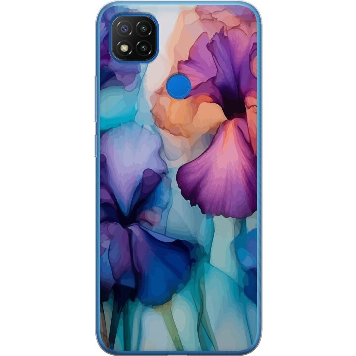 Mobilcover til Xiaomi Redmi 9C med Magiske blomster motiv i gruppen SMARTPHONES & TABLETS / Mobil Beskyttelse / Xiaomi hos TP E-commerce Nordic AB (A65792)