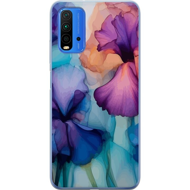 Mobilcover til Xiaomi Redmi 9T med Magiske blomster motiv i gruppen SMARTPHONES & TABLETS / Mobil Beskyttelse / Xiaomi hos TP E-commerce Nordic AB (A65846)