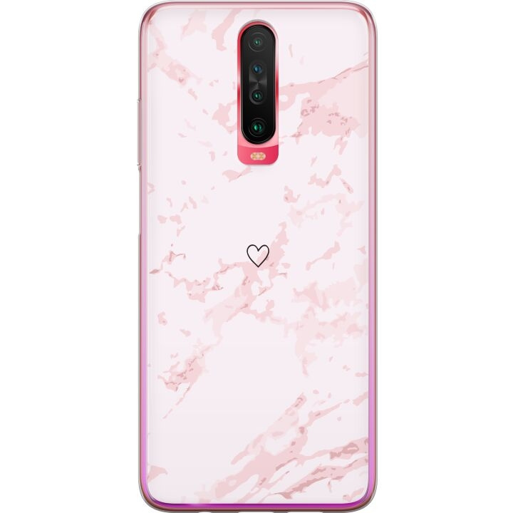 Mobilcover til Xiaomi Redmi K30 med Rosa Hjerte motiv i gruppen SMARTPHONES & TABLETS / Mobil Beskyttelse / Xiaomi hos TP E-commerce Nordic AB (A65893)