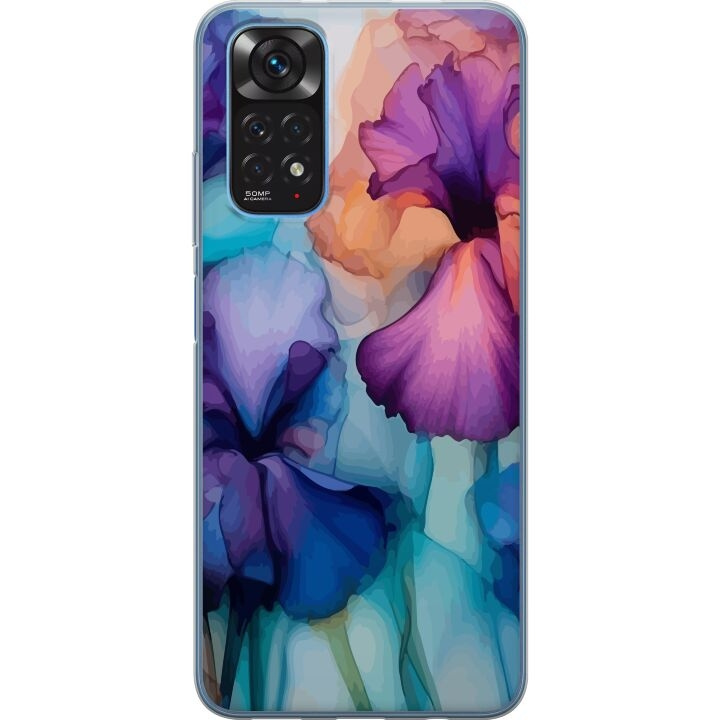 Mobilcover til Xiaomi Redmi Note 11 med Magiske blomster motiv i gruppen SMARTPHONES & TABLETS / Mobil Beskyttelse / Xiaomi hos TP E-commerce Nordic AB (A66089)