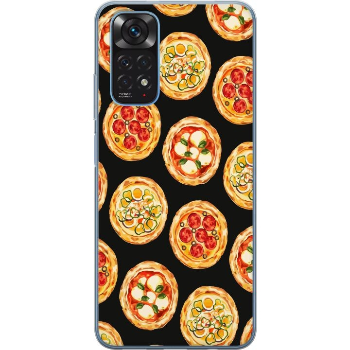 Mobilcover til Xiaomi Redmi Note 11 med Pizza motiv i gruppen SMARTPHONES & TABLETS / Mobil Beskyttelse / Xiaomi hos TP E-commerce Nordic AB (A66099)