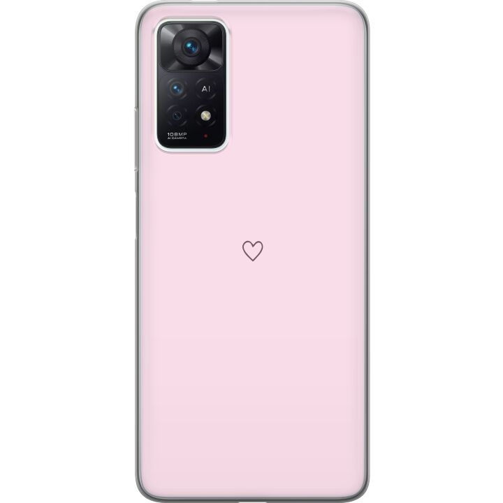 Mobilcover til Xiaomi Redmi Note 11 Pro med Hjerte motiv i gruppen SMARTPHONES & TABLETS / Mobil Beskyttelse / Xiaomi hos TP E-commerce Nordic AB (A66132)