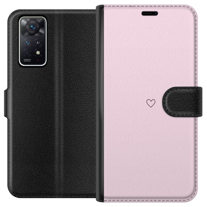 Tegnebogsetui til Xiaomi Redmi Note 11 Pro 5G med Hjerte motiv i gruppen SMARTPHONES & TABLETS / Mobil Beskyttelse / Xiaomi hos TP E-commerce Nordic AB (A66159)