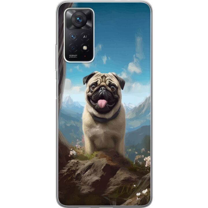 Mobilcover til Xiaomi Redmi Note 11 Pro 5G med Glad Hund motiv i gruppen SMARTPHONES & TABLETS / Mobil Beskyttelse / Xiaomi hos TP E-commerce Nordic AB (A66185)