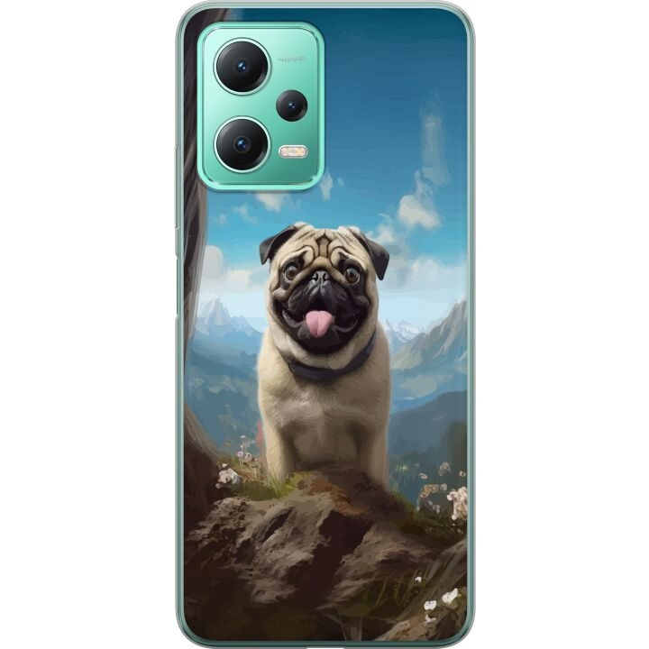 Mobilcover til Xiaomi Redmi Note 12 med Glad Hund motiv i gruppen SMARTPHONES & TABLETS / Mobil Beskyttelse / Xiaomi hos TP E-commerce Nordic AB (A66266)