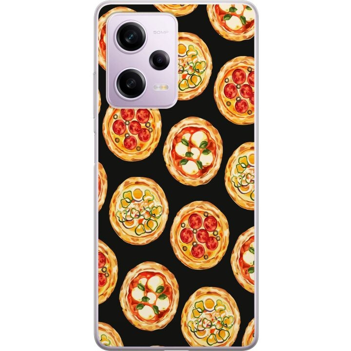 Mobilcover til Xiaomi Redmi Note 12 Pro med Pizza motiv i gruppen SMARTPHONES & TABLETS / Mobil Beskyttelse / Xiaomi hos TP E-commerce Nordic AB (A66315)