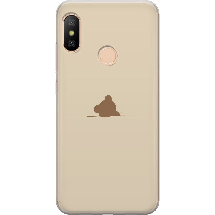 Mobilcover til Xiaomi Redmi 6 Pro med Nalle motiv i gruppen SMARTPHONES & TABLETS / Mobil Beskyttelse / Xiaomi hos TP E-commerce Nordic AB (A66457)