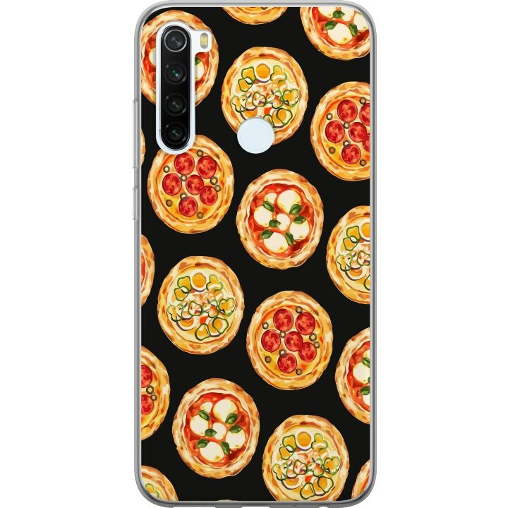 Mobilcover til Xiaomi Redmi Note 8 med Pizza motiv i gruppen SMARTPHONES & TABLETS / Mobil Beskyttelse / Xiaomi hos TP E-commerce Nordic AB (A66477)