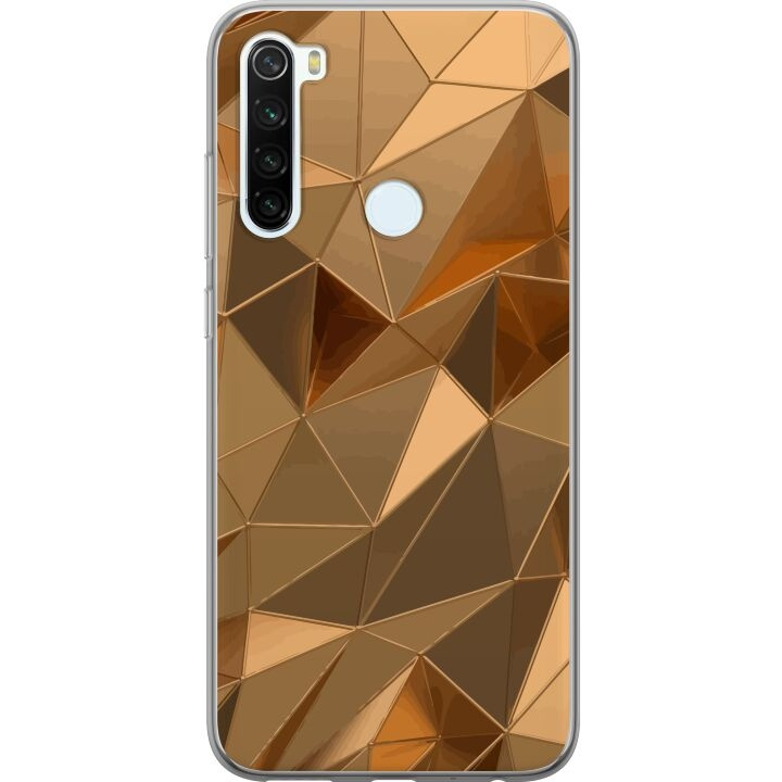 Mobilcover til Xiaomi Redmi Note 8 med 3D Guld motiv i gruppen SMARTPHONES & TABLETS / Mobil Beskyttelse / Xiaomi hos TP E-commerce Nordic AB (A66488)