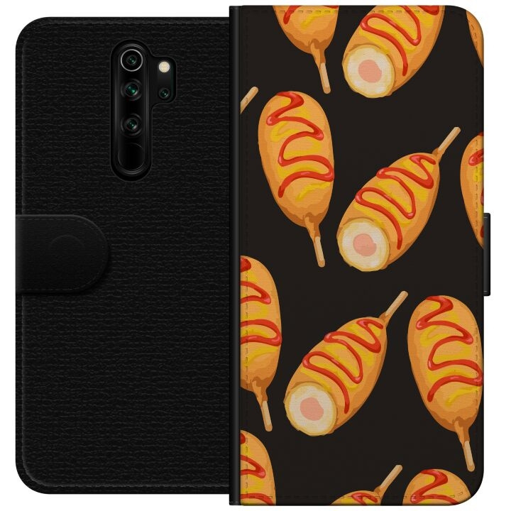 Tegnebogsetui til Xiaomi Redmi Note 8 Pro med Kyllingedrumstick motiv i gruppen SMARTPHONES & TABLETS / Mobil Beskyttelse / Xiaomi hos TP E-commerce Nordic AB (A66500)