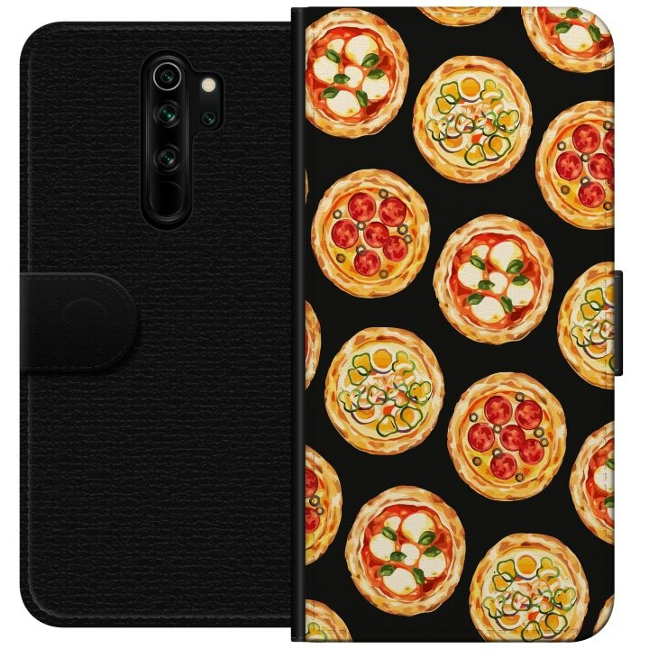 Tegnebogsetui til Xiaomi Redmi Note 8 Pro med Pizza motiv i gruppen SMARTPHONES & TABLETS / Mobil Beskyttelse / Xiaomi hos TP E-commerce Nordic AB (A66504)