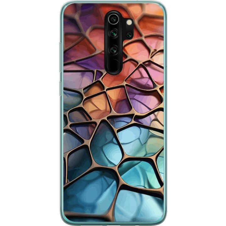 Mobilcover til Xiaomi Redmi Note 8 Pro med Metallict mønster motiv i gruppen SMARTPHONES & TABLETS / Mobil Beskyttelse / Xiaomi hos TP E-commerce Nordic AB (A66528)