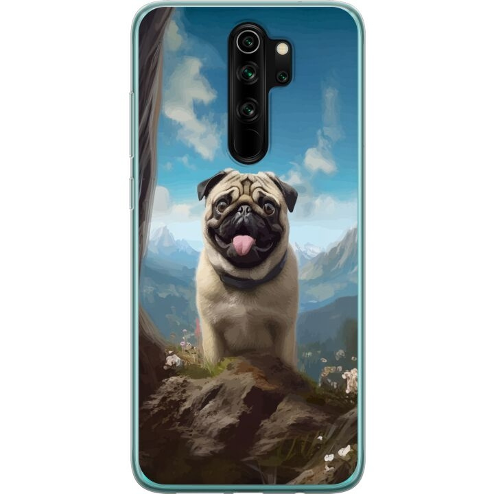 Mobilcover til Xiaomi Redmi Note 8 Pro med Glad Hund motiv i gruppen SMARTPHONES & TABLETS / Mobil Beskyttelse / Xiaomi hos TP E-commerce Nordic AB (A66536)