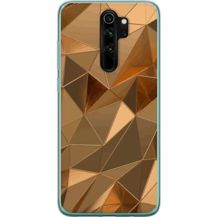 Mobilcover til Xiaomi Redmi Note 8 Pro med 3D Guld motiv i gruppen SMARTPHONES & TABLETS / Mobil Beskyttelse / Xiaomi hos TP E-commerce Nordic AB (A66542)