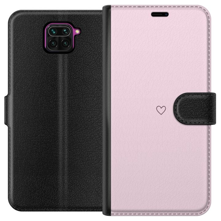 Tegnebogsetui til Xiaomi Redmi Note 9 med Hjerte motiv i gruppen SMARTPHONES & TABLETS / Mobil Beskyttelse / Xiaomi hos TP E-commerce Nordic AB (A66564)