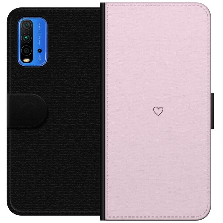 Tegnebogsetui til Xiaomi Redmi Note 9 4G med Hjerte motiv i gruppen SMARTPHONES & TABLETS / Mobil Beskyttelse / Xiaomi hos TP E-commerce Nordic AB (A66618)