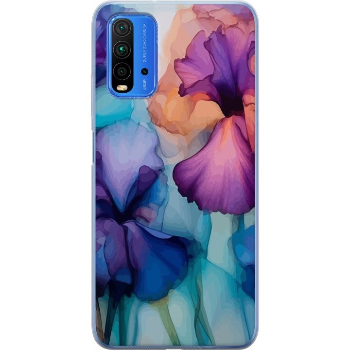 Mobilcover til Xiaomi Redmi Note 9 4G med Magiske blomster motiv i gruppen SMARTPHONES & TABLETS / Mobil Beskyttelse / Xiaomi hos TP E-commerce Nordic AB (A66629)