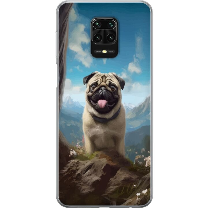 Mobilcover til Xiaomi Redmi Note 9S med Glad Hund motiv i gruppen SMARTPHONES & TABLETS / Mobil Beskyttelse / Xiaomi hos TP E-commerce Nordic AB (A66698)