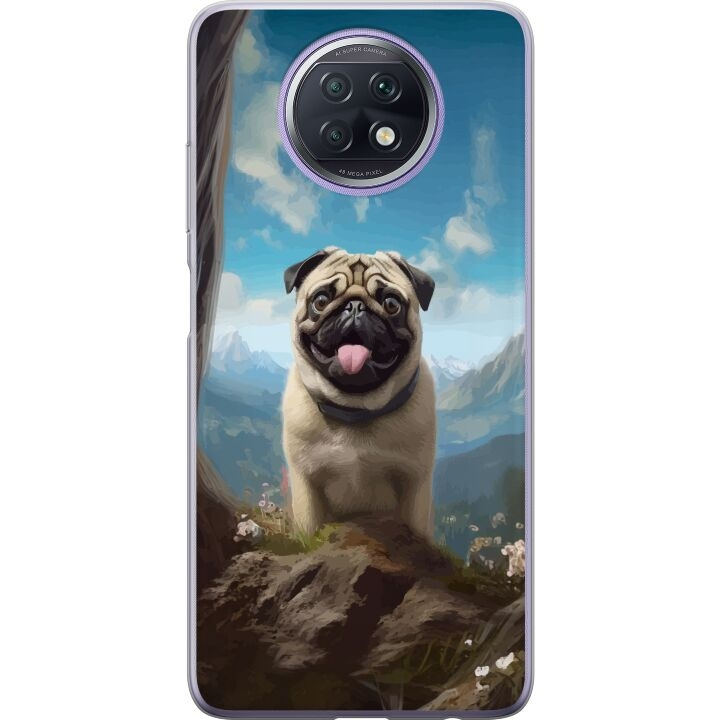 Mobilcover til Xiaomi Redmi Note 9T med Glad Hund motiv i gruppen SMARTPHONES & TABLETS / Mobil Beskyttelse / Xiaomi hos TP E-commerce Nordic AB (A66725)