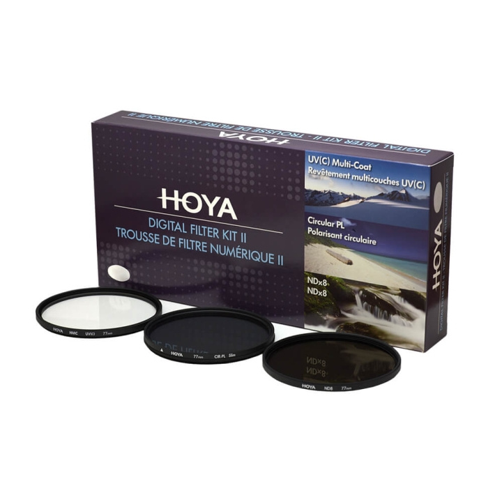 HOYA Filterkit UV(C) Pol.Circ. NDx8 58mm i gruppen HJEMMEELEKTRONIK / Foto og video / Fotografi udstyr / Kamera filtre / Polariserende filtre hos TP E-commerce Nordic AB (C01707)