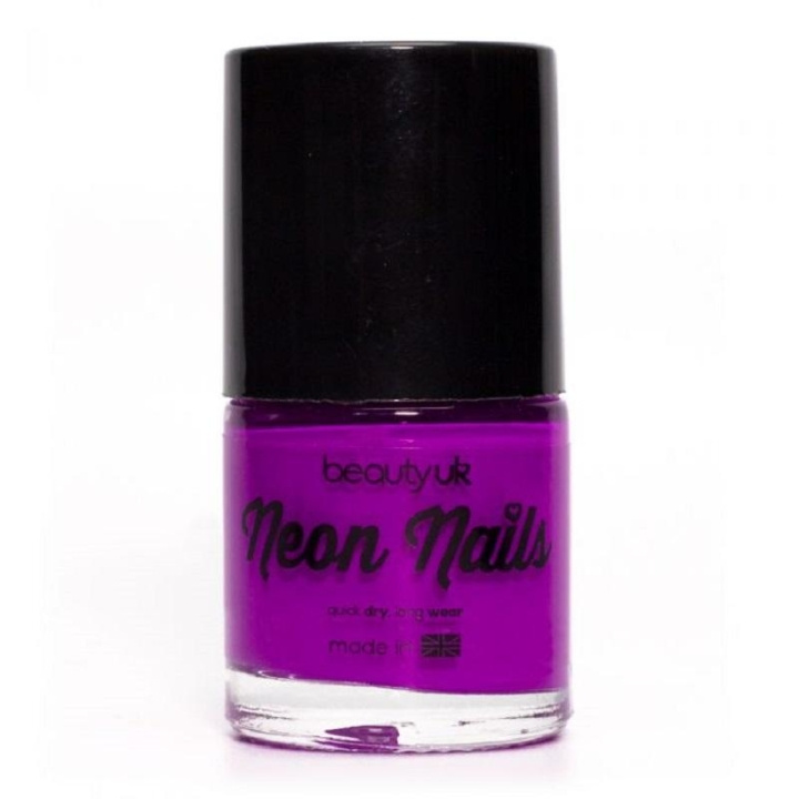 Beauty UK Neon Nail Polish - Purple i gruppen SKØNHED & HELSE / Manicure / pedicure / Neglelak hos TP E-commerce Nordic AB (C02003)