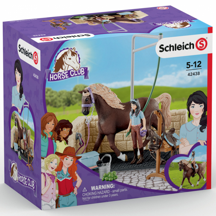 Schleich Washing area with Horse Club Emily & Luna i gruppen LEGETØJ, BØRN & BABY / Legetøj / Figurer & miniaturer hos TP E-commerce Nordic AB (C02404)