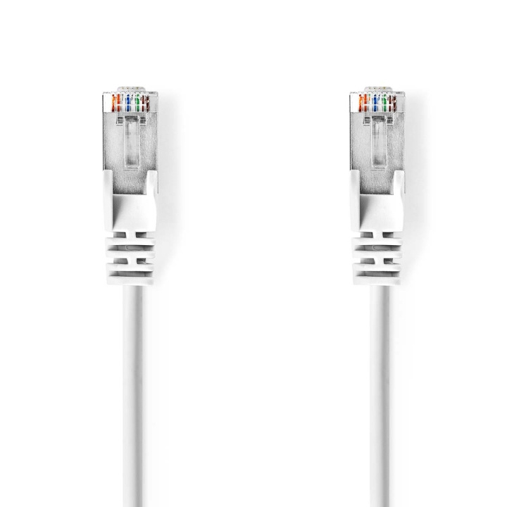 Nedis CAT5e netværkskabel | SF/UTP | RJ45 Han | RJ45 Han | 1.50 m | Runde | PVC | Hvid | Konvolut i gruppen COMPUTERTILBEHØR / Kabler og adaptere / Netværkskabler / Cat5e hos TP E-commerce Nordic AB (C07140)