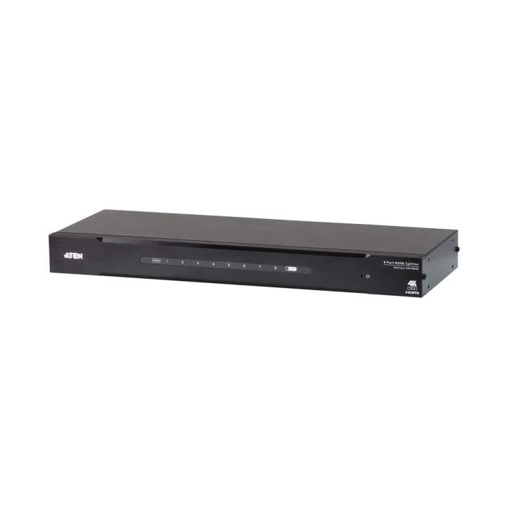 8-Port Hdmi Splitter Sort i gruppen HJEMMEELEKTRONIK / Kabler og adaptere / HDMI / Adaptere hos TP E-commerce Nordic AB (C07423)