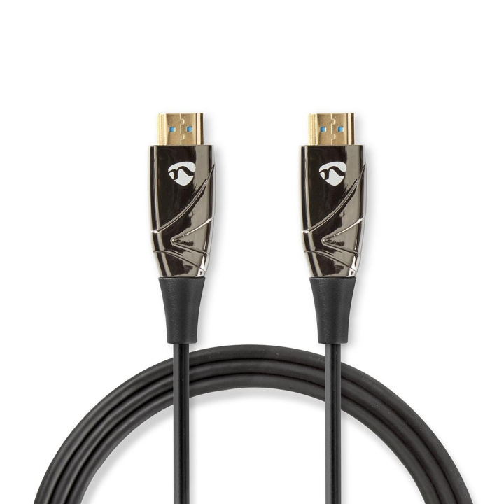 Nedis Aktiv Optisk High Speed ​​HDMI-kabel med Ethernet | HDMI™ Stik | HDMI™ Stik | 4K@60Hz | 18 Gbps | 50.0 m | Runde | PVC | Sort | Gaveæske i gruppen HJEMMEELEKTRONIK / Kabler og adaptere / HDMI / Kabler hos TP E-commerce Nordic AB (C07778)