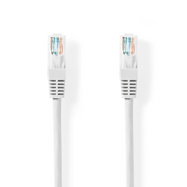 Cat 5e kabel | U/UTP | RJ45 Han | RJ45 Han | 10.0 m | Runde | PVC | Hvid | Mærke i gruppen COMPUTERTILBEHØR / Kabler og adaptere / Netværkskabler / Cat5e hos TP E-commerce Nordic AB (C07936)