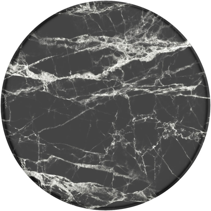 PopSockets Basic Grip Black Modern Marble i gruppen SMARTPHONES & TABLETS / Øvrigt tilbehør / Popsockets hos TP E-commerce Nordic AB (C08440)