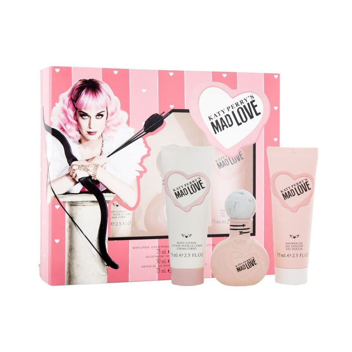 Giftset Katy Perry Mad Love Edp 50ml + SG 75ml + BL 75ml i gruppen SKØNHED & HELSE / Gaveæske / Gaveæske til hende hos TP E-commerce Nordic AB (C09379)