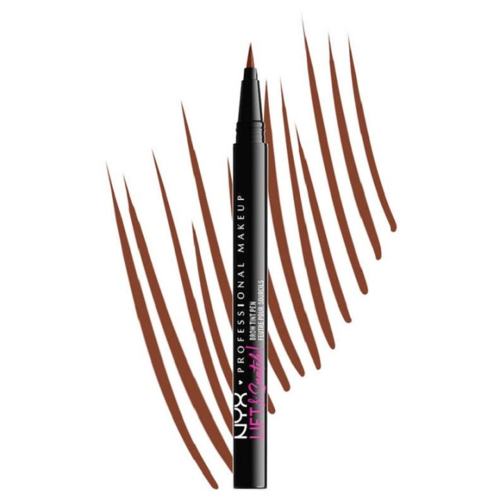 NYX PROF. MAKEUP Lift N Snatch Brow Tint Pen - Auburn i gruppen SKØNHED & HELSE / Makeup / Øjne og øjenbryn / Øjenbryn pen hos TP E-commerce Nordic AB (C10337)