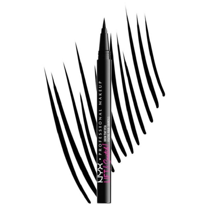 NYX PROF. MAKEUP Lift N Snatch Brow Tint Pen - Black i gruppen SKØNHED & HELSE / Makeup / Øjne og øjenbryn / Øjenbryn pen hos TP E-commerce Nordic AB (C10343)