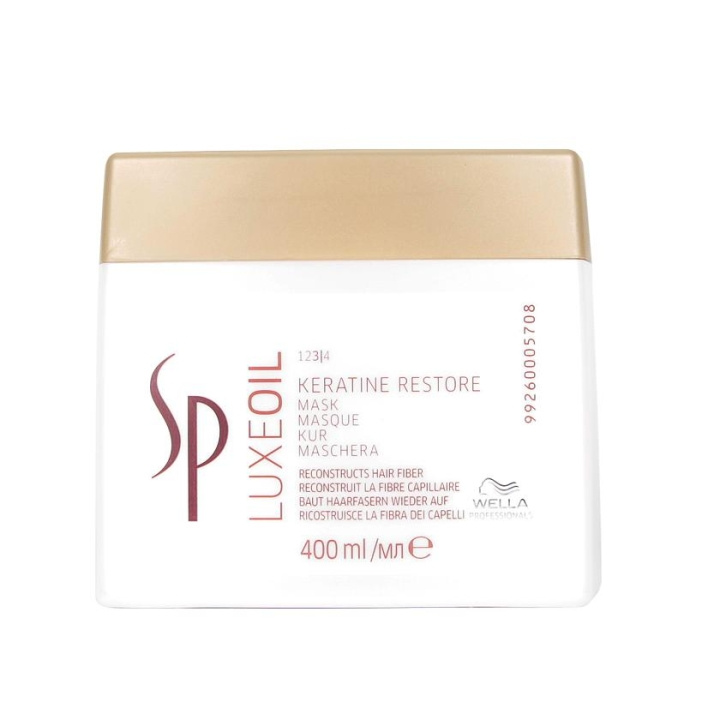 Wella SP LuxeOil Keratine Restore Mask 400ml i gruppen SKØNHED & HELSE / Hudpleje / Ansigt / Masker hos TP E-commerce Nordic AB (C10882)