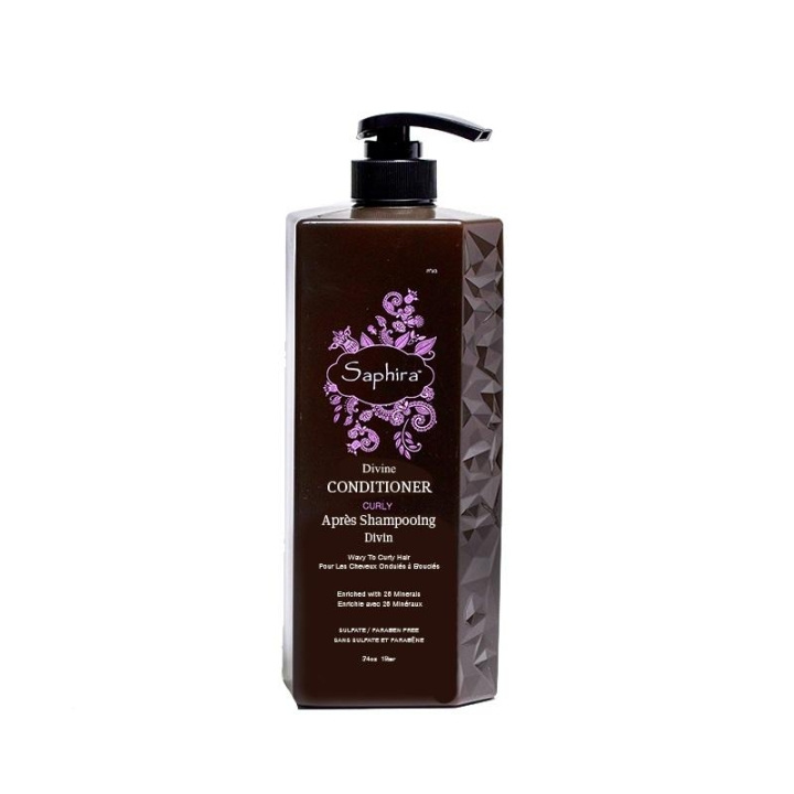 Saphira Curly Divine Conditioner 1000ml i gruppen SKØNHED & HELSE / Hår og styling / Hårpleje / Balsam hos TP E-commerce Nordic AB (C11081)