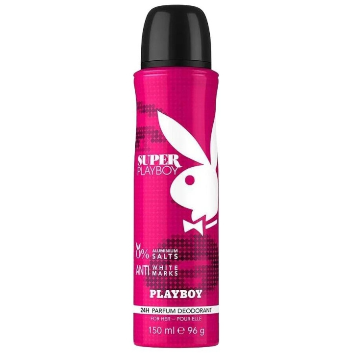 Playboy Super Playboy For Her Deo Spray 150ml i gruppen SKØNHED & HELSE / Duft & Parfume / Deodorant / Deo for hende hos TP E-commerce Nordic AB (C11437)