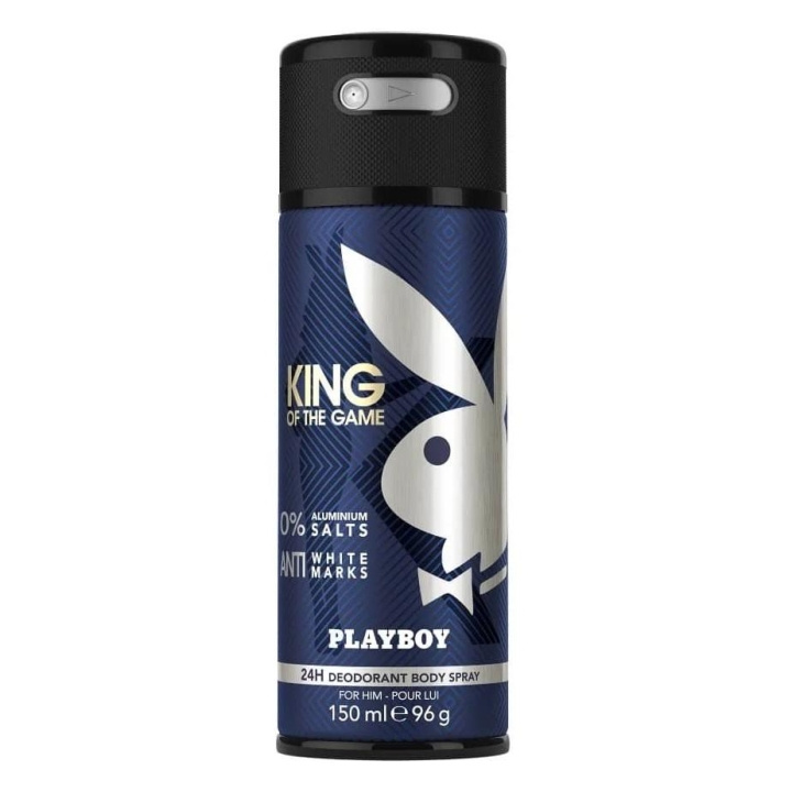 Playboy King of the Game For Him Deo Spray 150ml i gruppen SKØNHED & HELSE / Duft & Parfume / Deodorant / Deo for ham hos TP E-commerce Nordic AB (C11443)