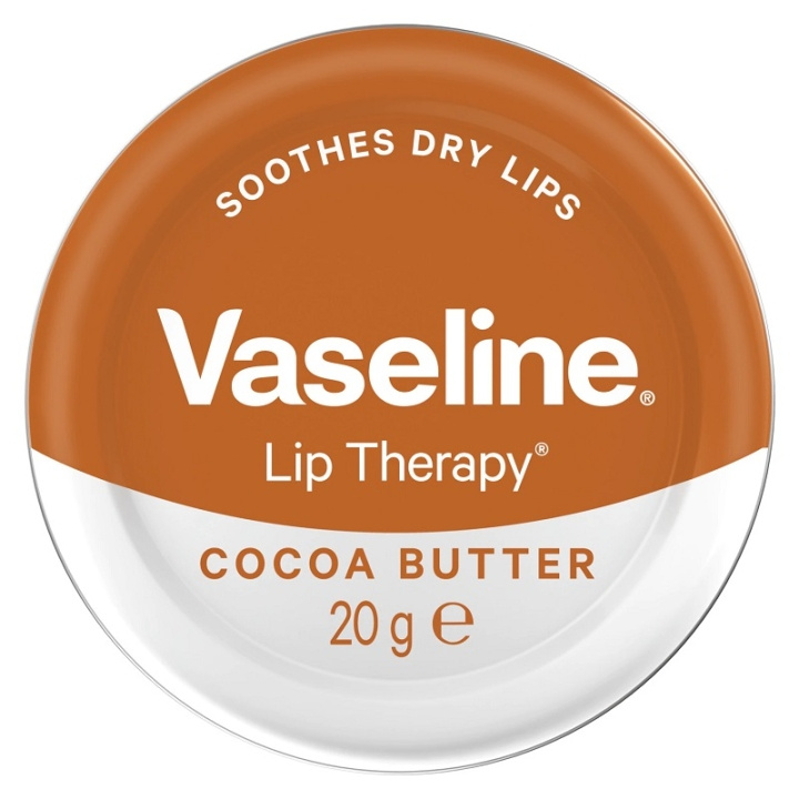 Vaseline Lip Therapy Petroleum Jelly Pot Cocoa 20g i gruppen SKØNHED & HELSE / Makeup / Læber / Læbepomade hos TP E-commerce Nordic AB (C11526)