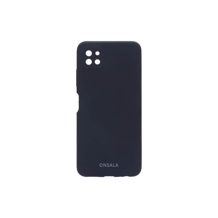 Onsala Mobilcover Silikone Black - Samsung A22 5G i gruppen SMARTPHONES & TABLETS / Mobil Beskyttelse / Samsung hos TP E-commerce Nordic AB (C12589)